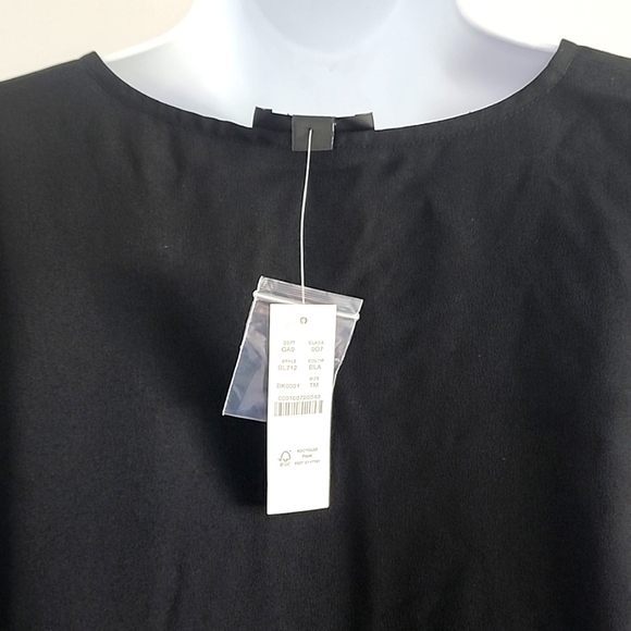 NWT J. CREW Puff sleeve satin back Crepe Blouse size medium tall - Picture 5 of 5